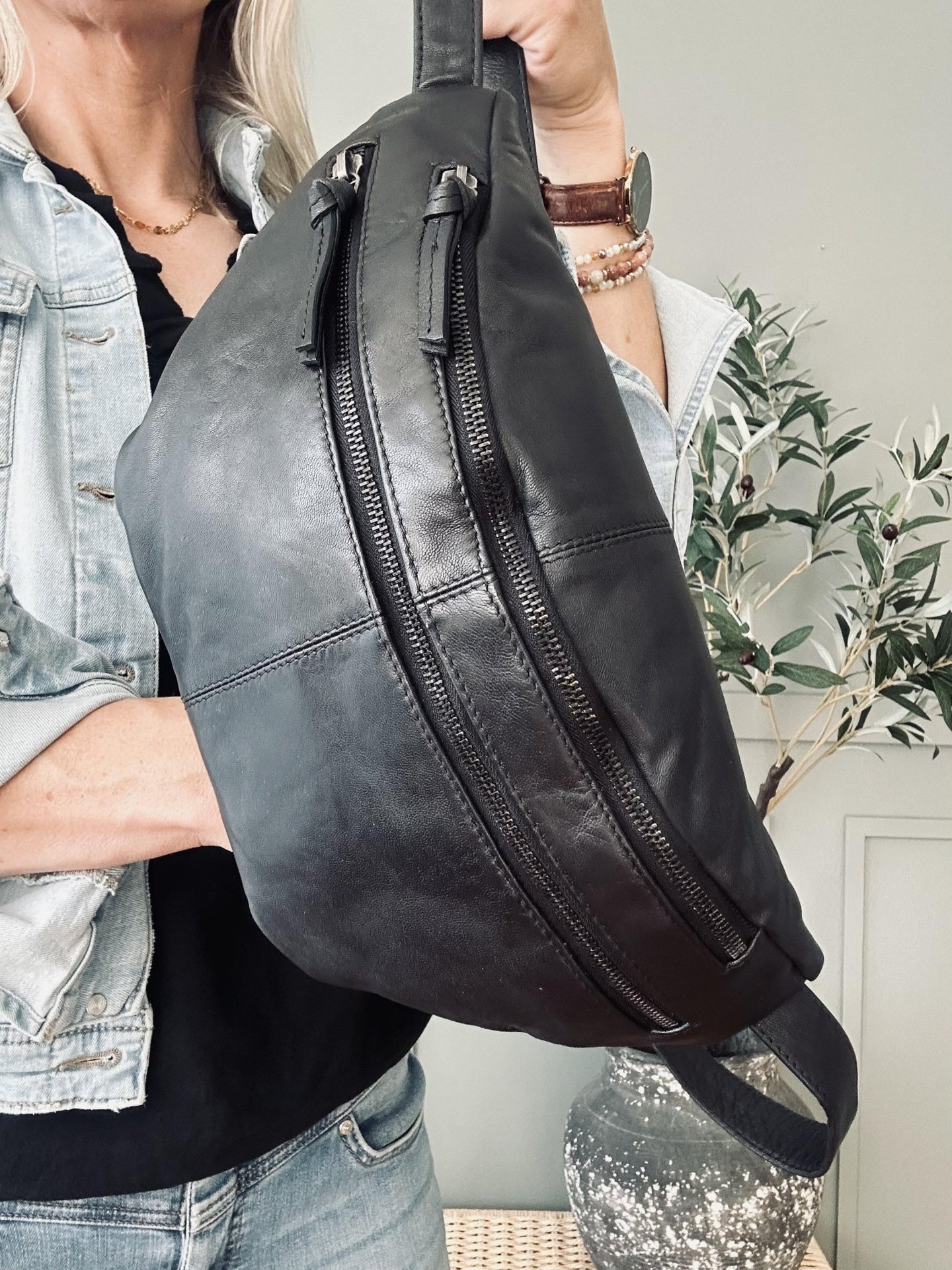 Bumbag LOCK - Black - VIAMAJA.DK