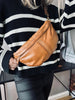 Bumbag med kontrast - Cognac