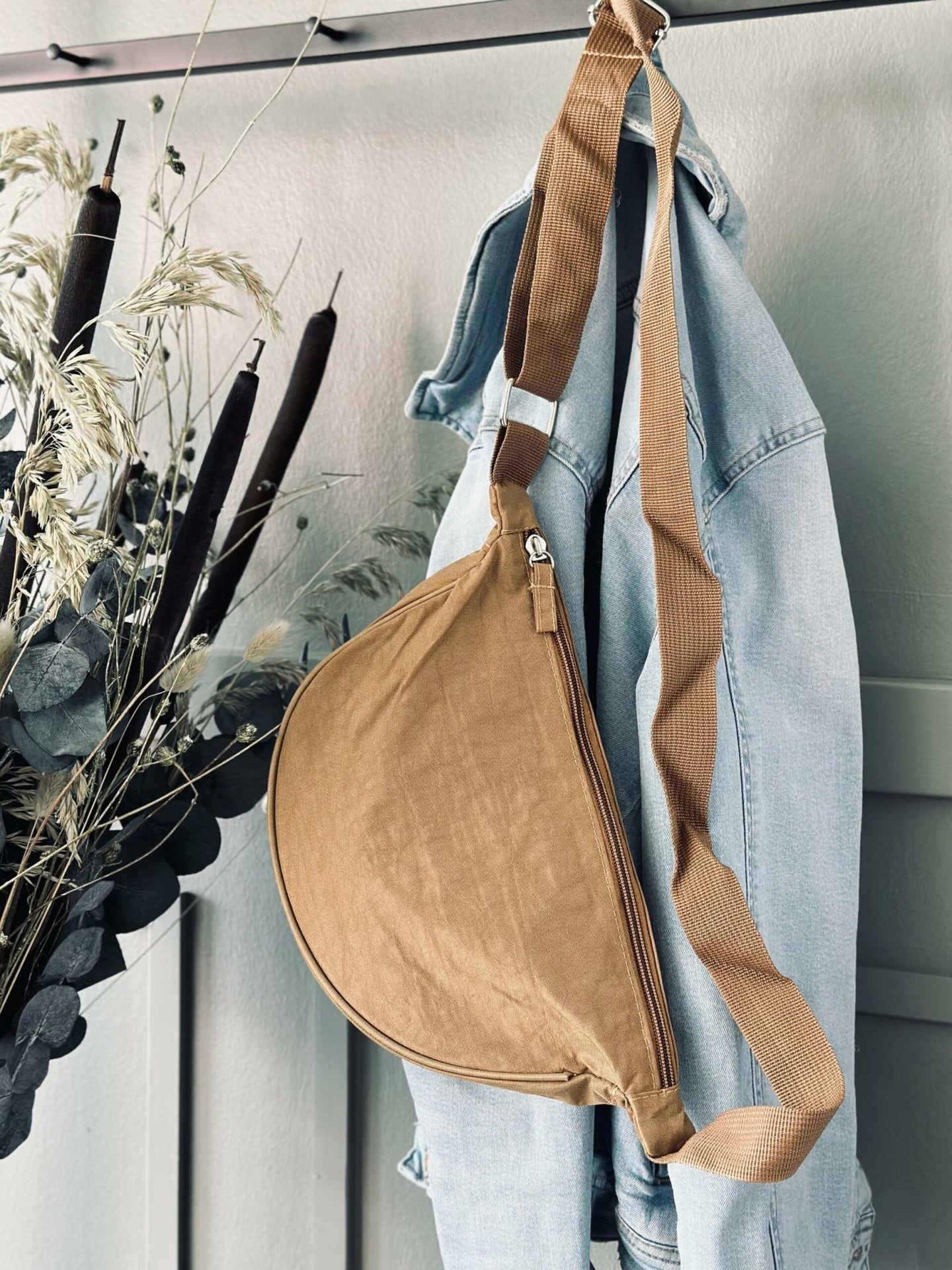 Bumbag nylon – Camel - VIAMAJA.DK