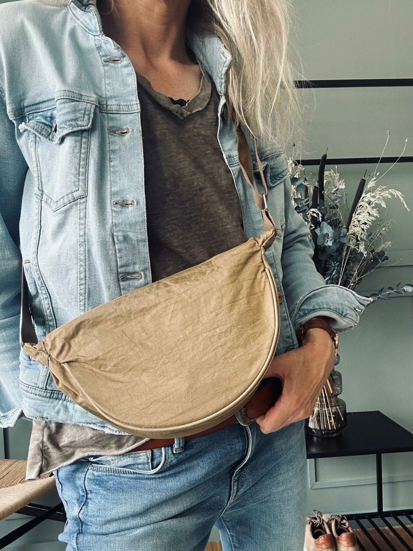 Bumbag nylon – Camel - VIAMAJA.DK