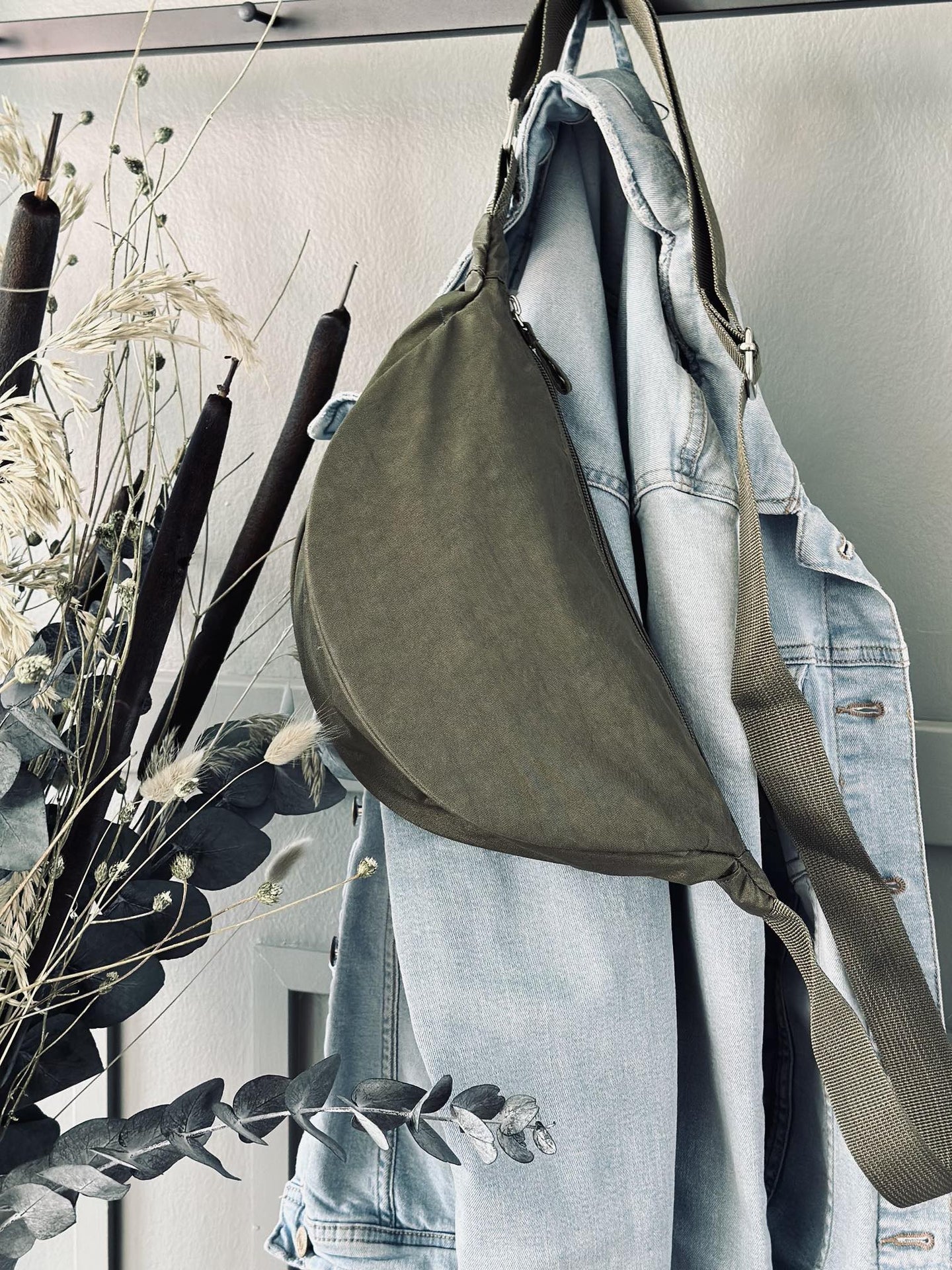 Bumbag nylon – Kaki - VIAMAJA.DK