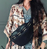 Bumbag Paula Gold i mjukt lammskinn