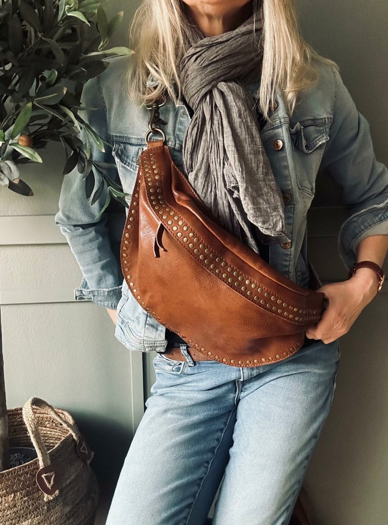 Bumbag Raw Vintage cognac - VIAMAJA