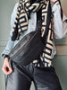 Bumbag washed cow – Svart