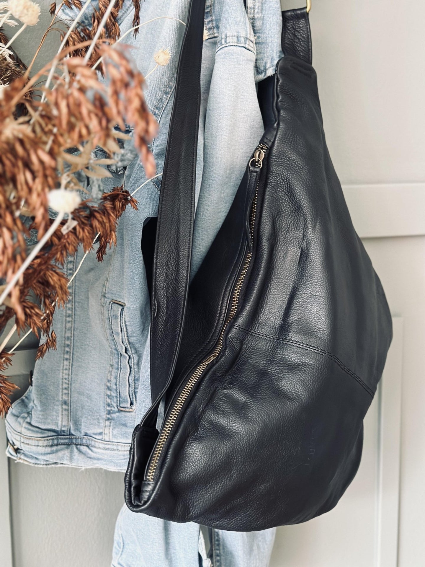 Bumbag XL Raw - Black m. Gunmetal - VIAMAJA.DK