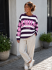Blus Nerina - Bordeaux / Pink