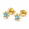 Öronstift GIA – Blue 18K förgyllt