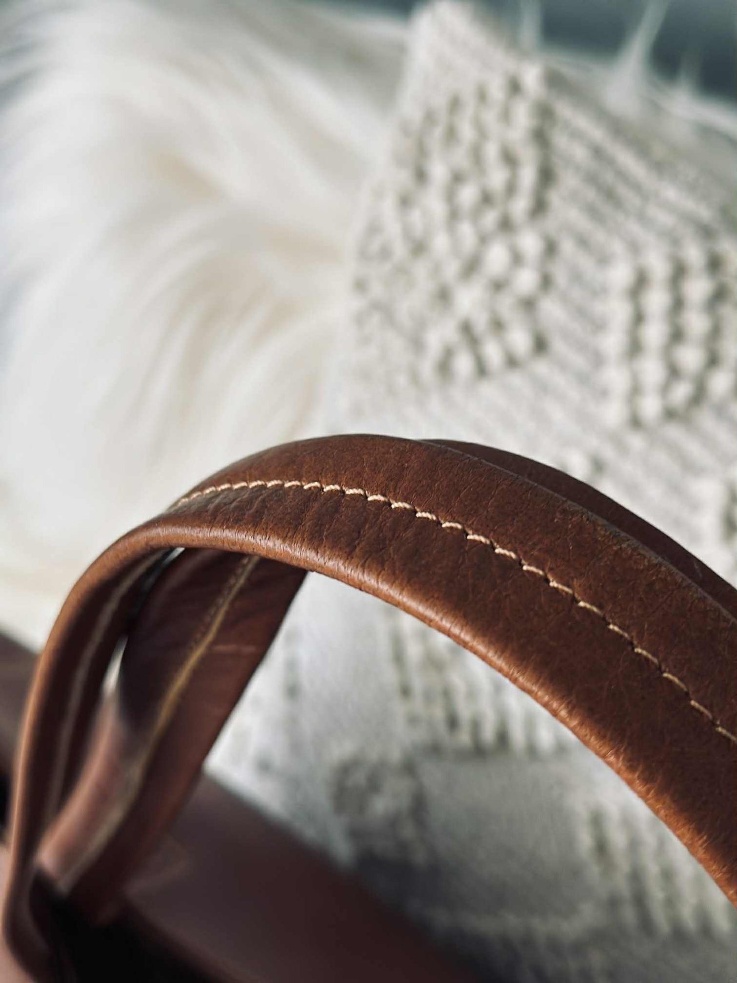 Shopper Anna cognac leather