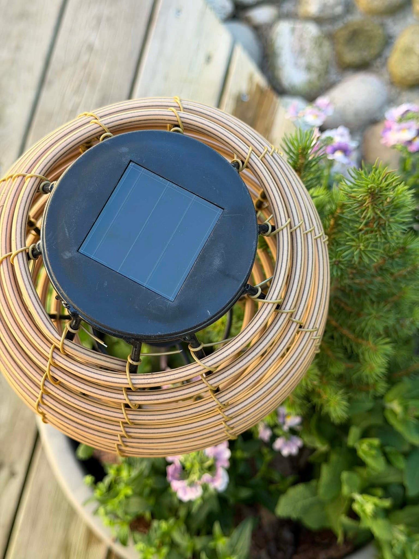Lykta på spett 53 cm - Solar Natur