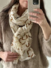 Halsduk Medina - beige / guld