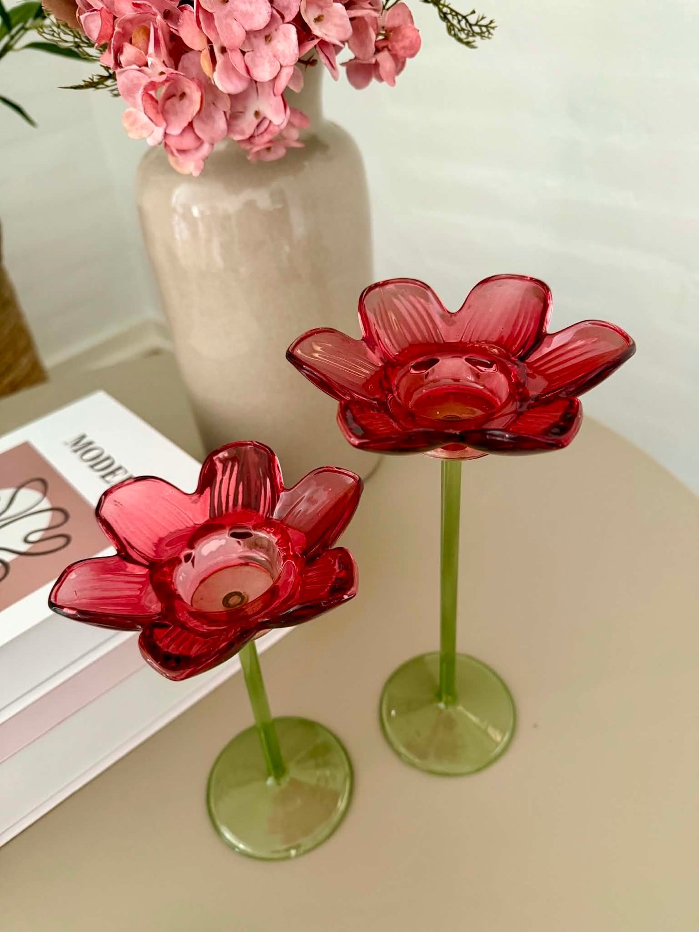 Ljusstake blomma - Röd