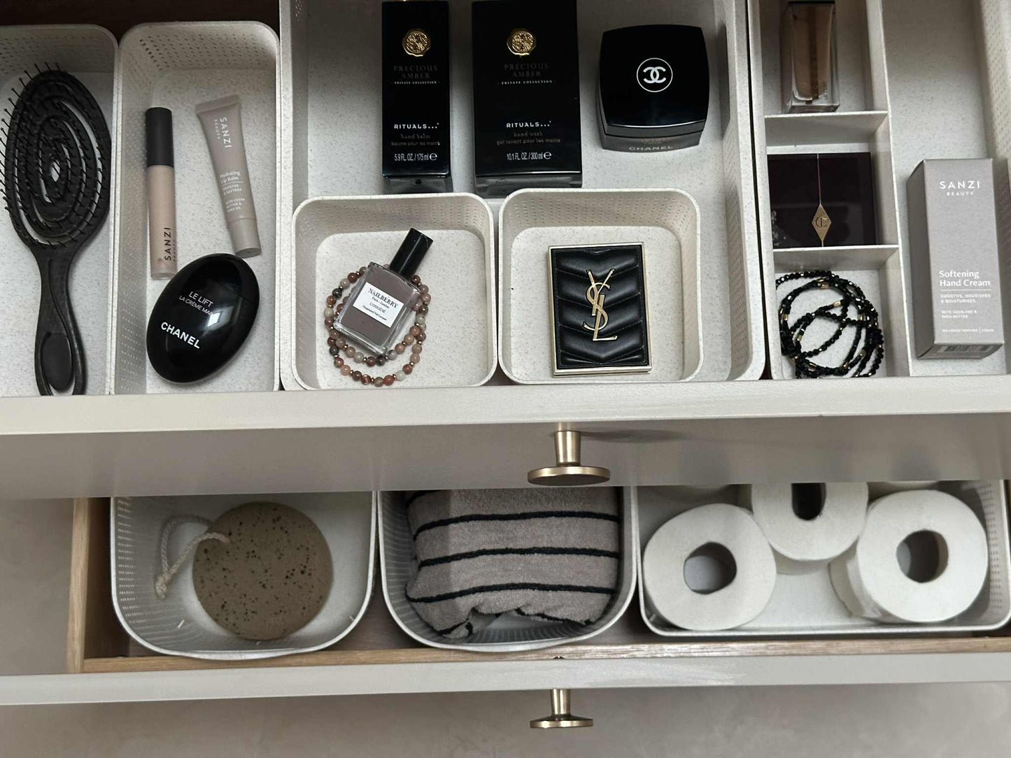 Sminkorganisatör - Set med 5 delar