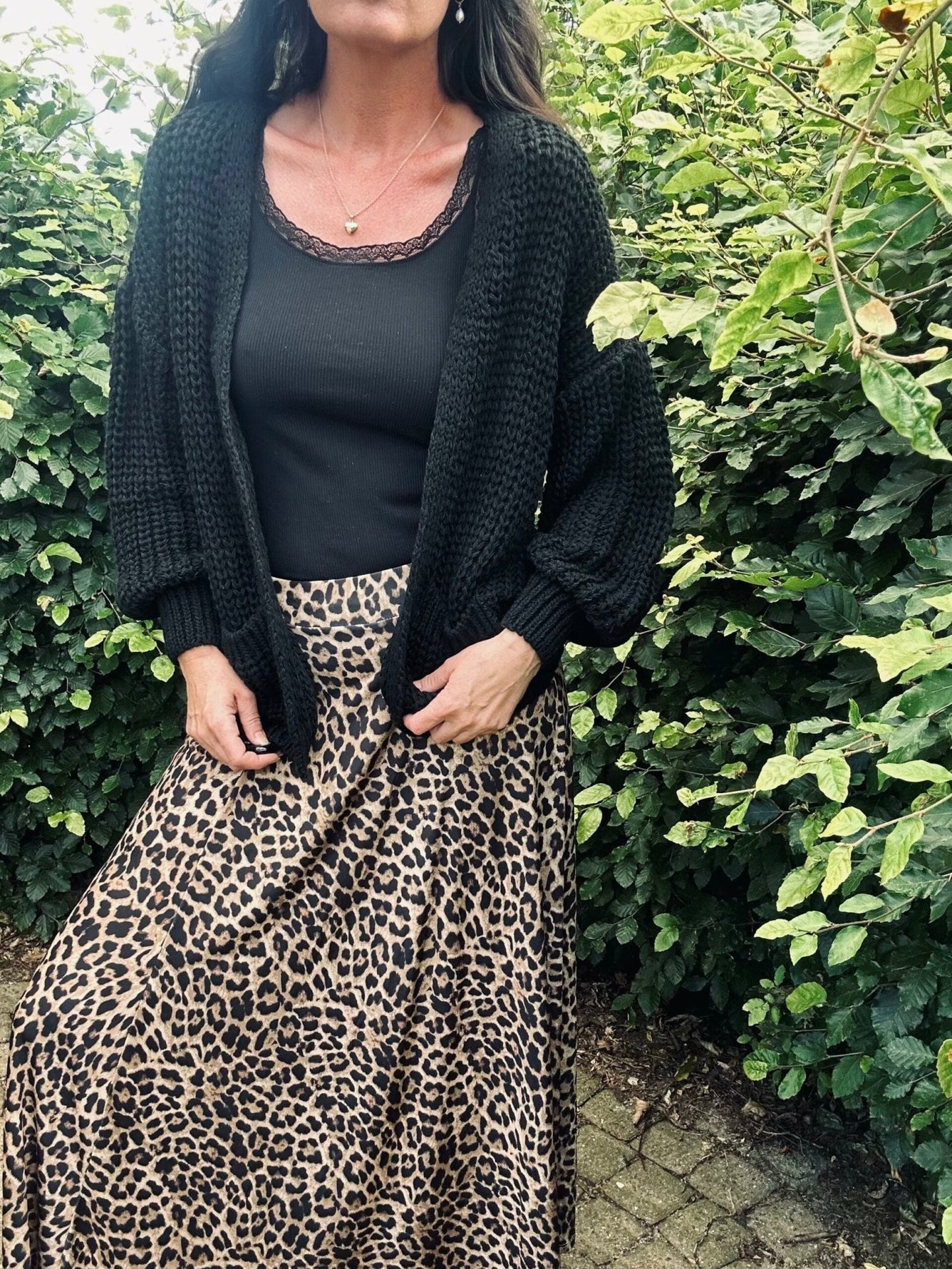 Cardigan Emma black - VIAMAJA.DK