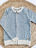 Cardigan i merinoull – Iris blue XL