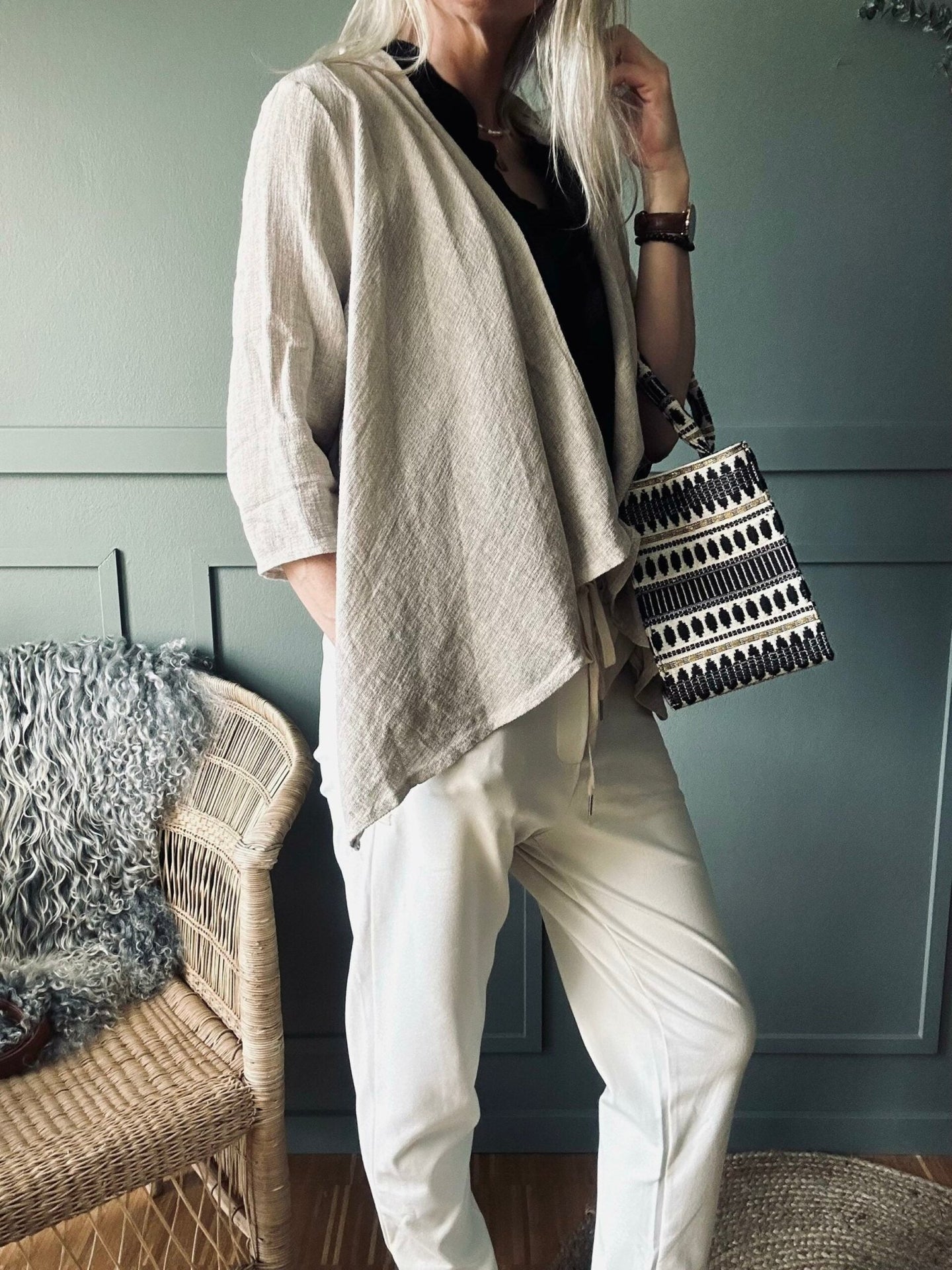 Cardigan Lianna hørmix - VIAMAJA.DK