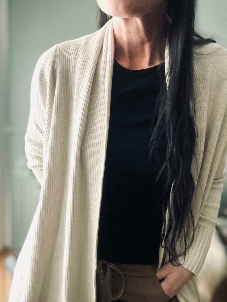 Cardigan Long style – Beige - VIAMAJA