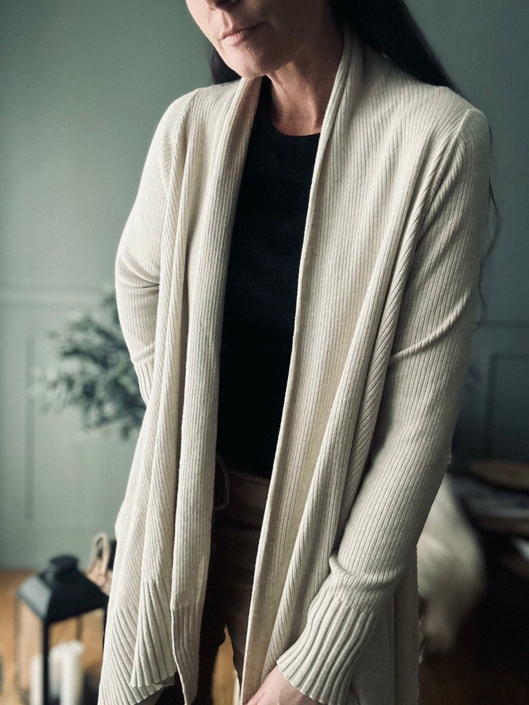 Cardigan Long style – Beige - VIAMAJA