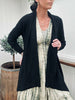 Cardigan Long style - Black