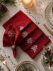 Servetter Röd Jul - 4 st