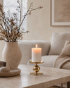 Ljusstake NOYA 10 cm - Gold