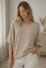 Blus Sia medium beige – Oversize