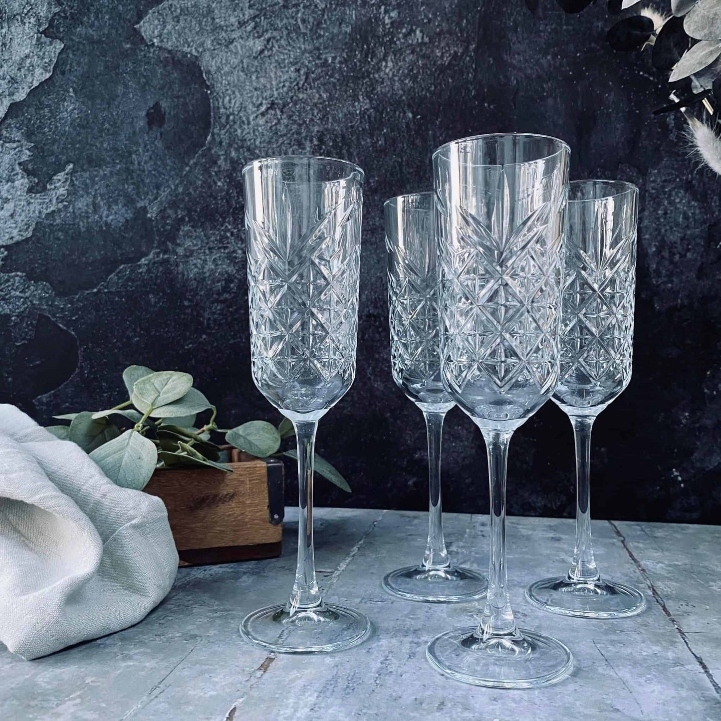 Champagneglas - 4 stk - VIAMAJA.DK