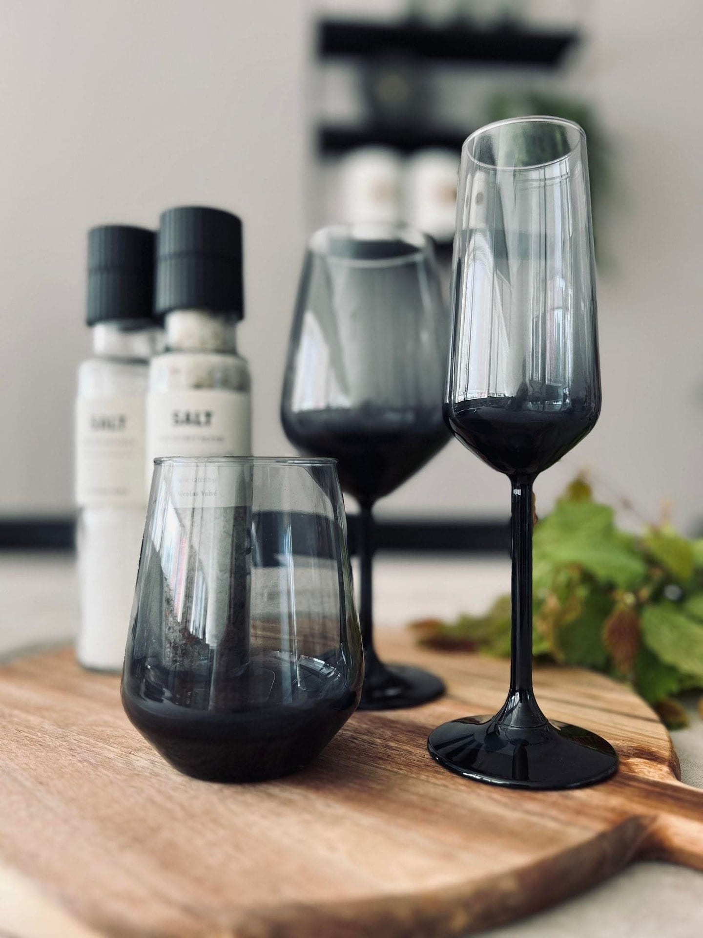 Champagneglas LUX - Røgfarvet 195ml - VIAMAJA.DK