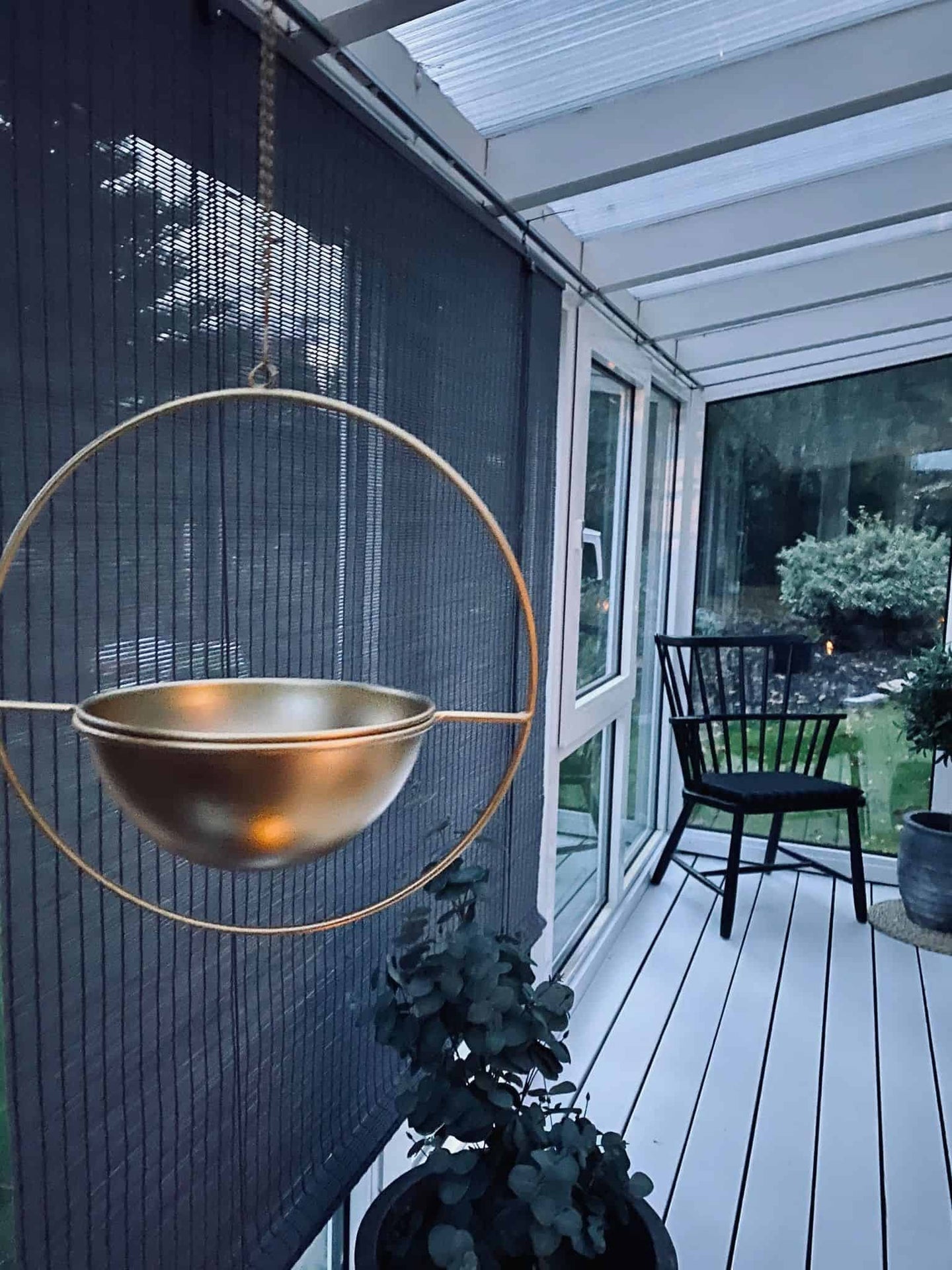 Cirkel ophæng / Bowl – Guld – Ø35 - VIAMAJA