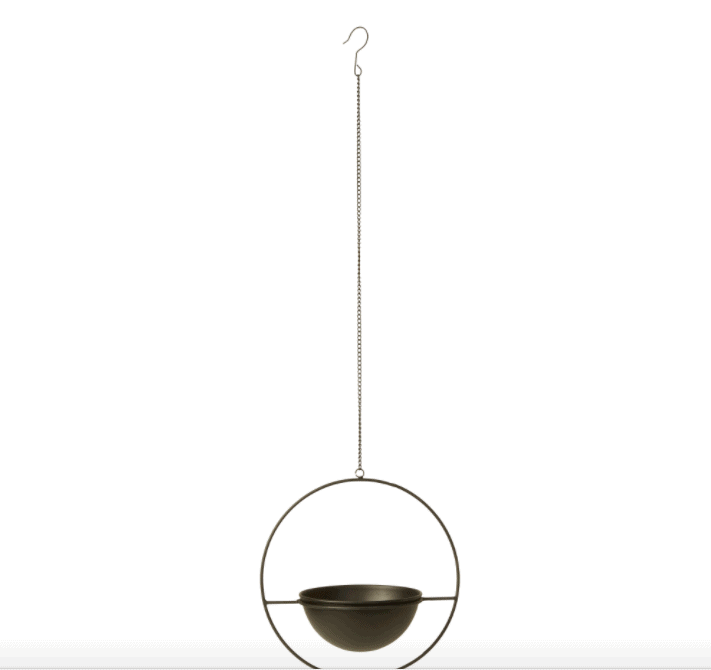 Cirkel ophæng / Bowl – Sort – Ø35 - VIAMAJA