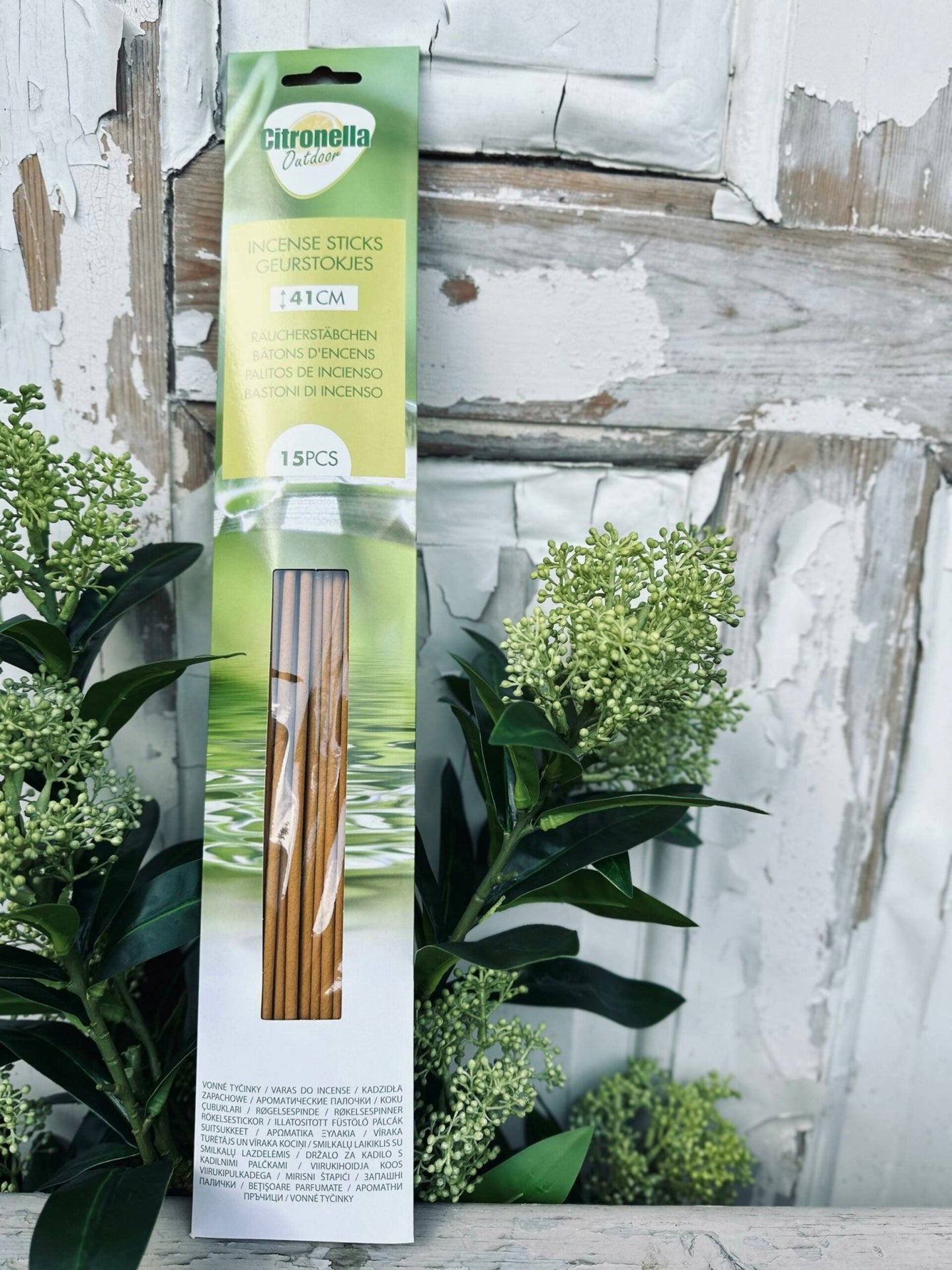 Citronella sticks – 15 stk - VIAMAJA.DK