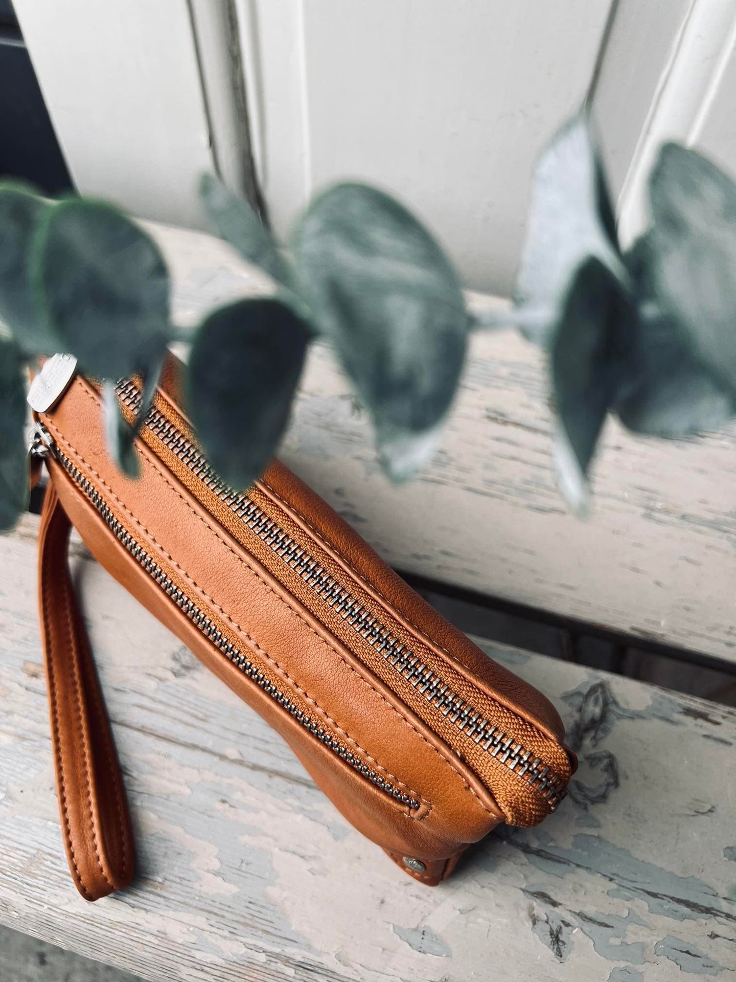 Clutch - FLORA Cognac - VIAMAJA.DK