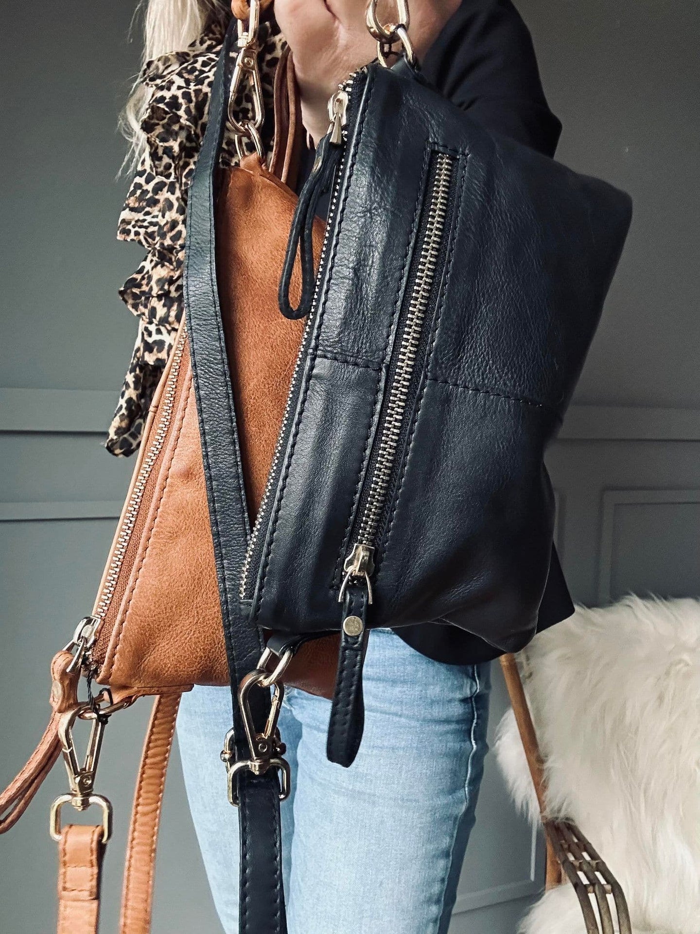 Clutch Hallie - Black - VIAMAJA.DK