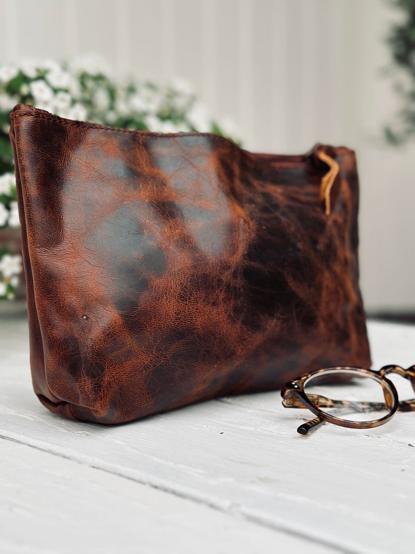 Clutch MIOMIO - Dark Cognac - VIAMAJA.DK