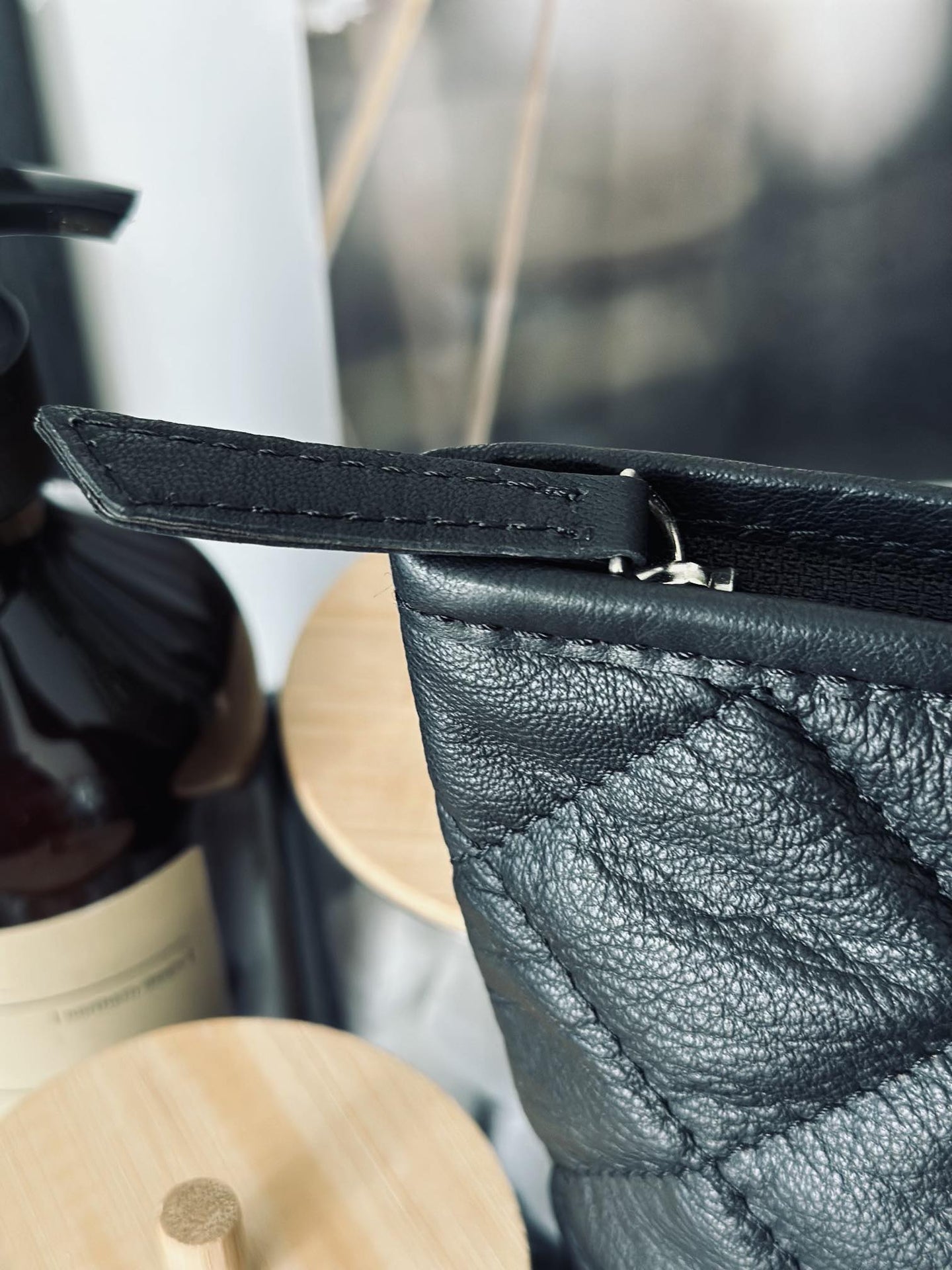 Clutch SOFT LEATHER – Black - VIAMAJA.DK