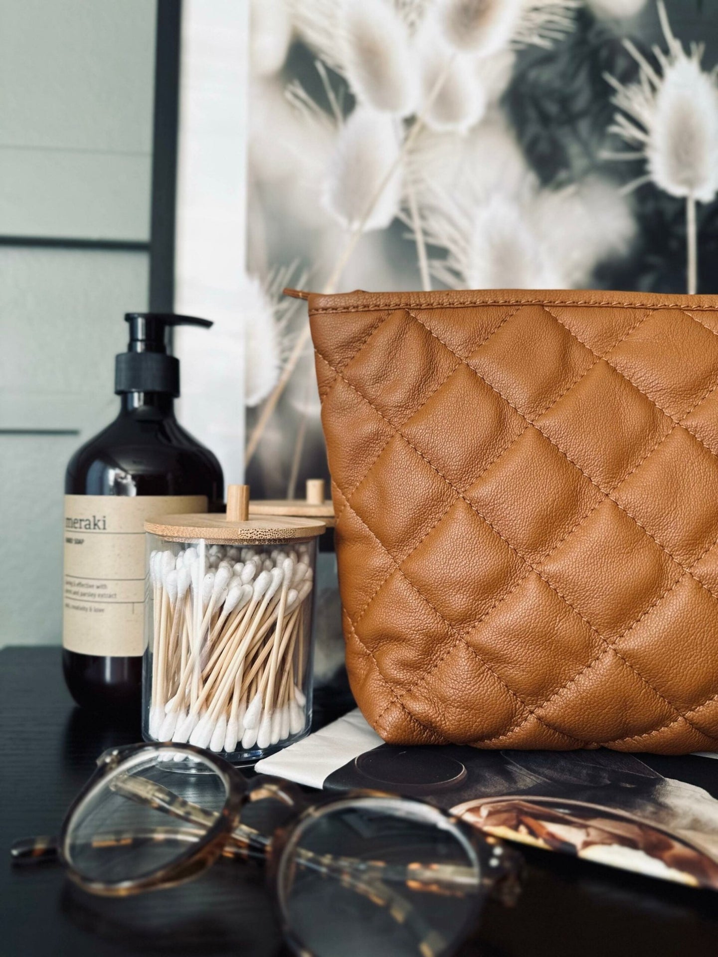 Clutch SOFT LEATHER – Cognac - VIAMAJA.DK
