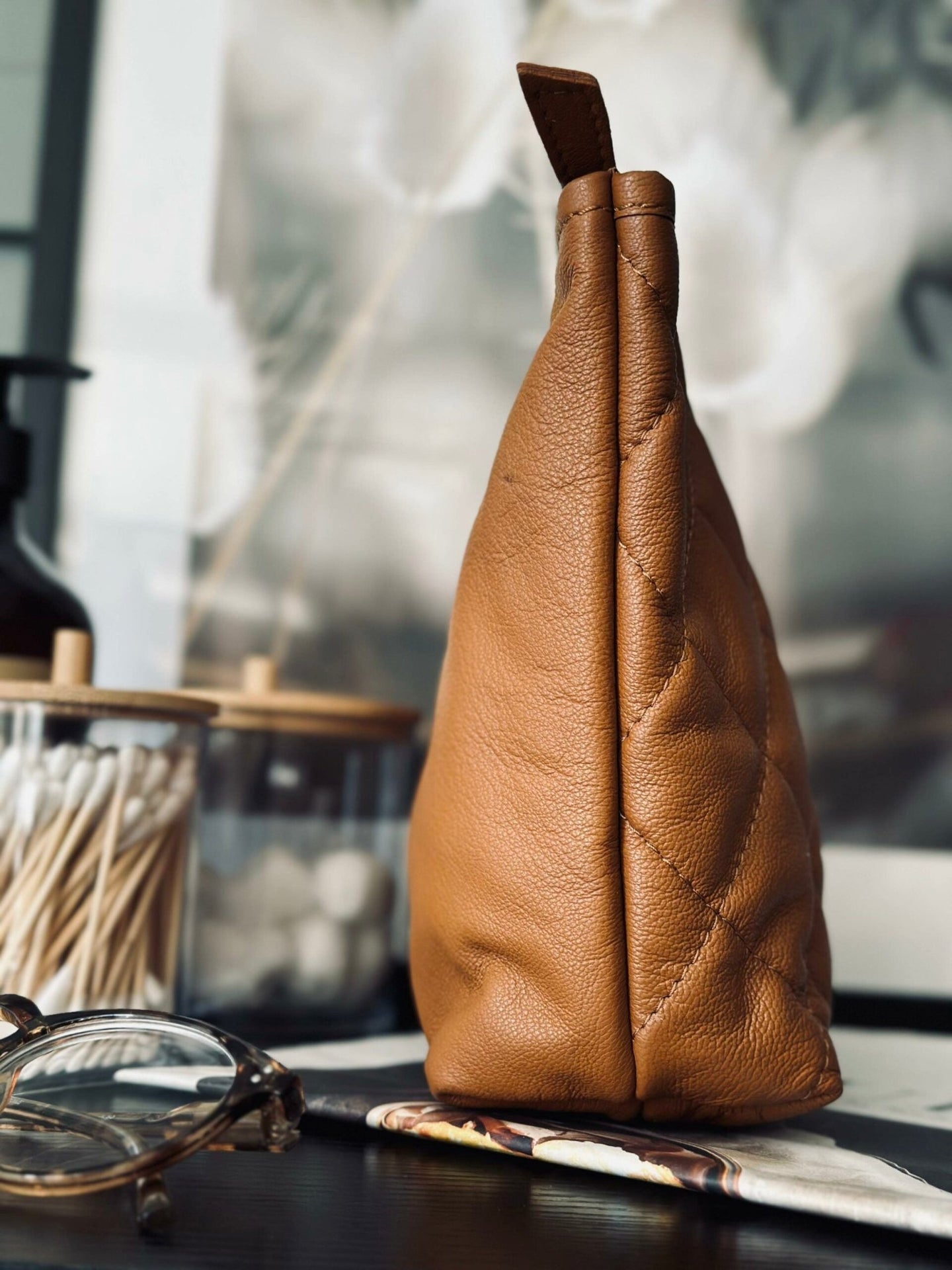 Clutch SOFT LEATHER – Cognac - VIAMAJA.DK
