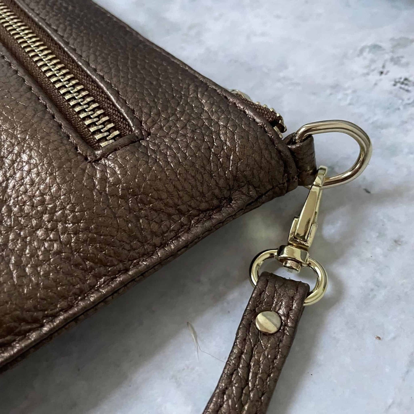 Clutch / taske OFELIA - Bronze - VIAMAJA.DK