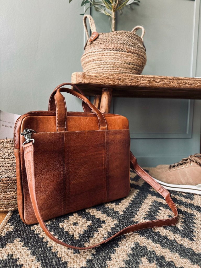 Computertaske SLIM Walnut - VIAMAJA