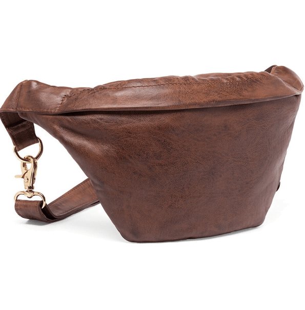 Cool Buffy Bumbag i smørblødt læder - Brandy - VIAMAJA.DK