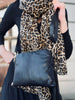Crossbody-clutch ALICE Black - Axelrem medföljer