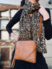 Crossbody clutch ALICE Cognac - Axelrem medföljer