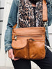 Crossbody COGNAC - Ultra mjuk