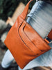 Crossbody GRY – Cognac ultramjukt kalvskinn