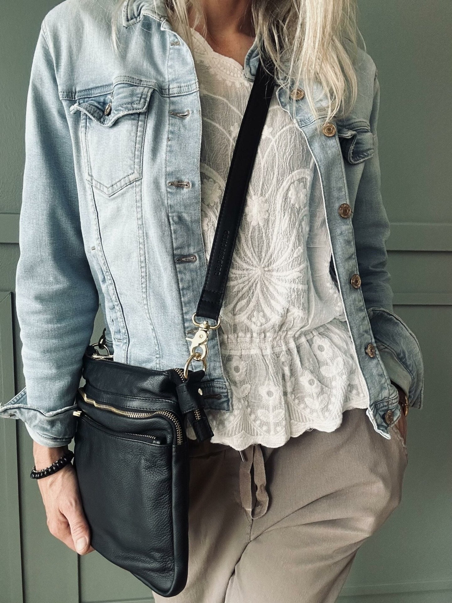 Crossbody Jenna Big – Black - VIAMAJA.DK
