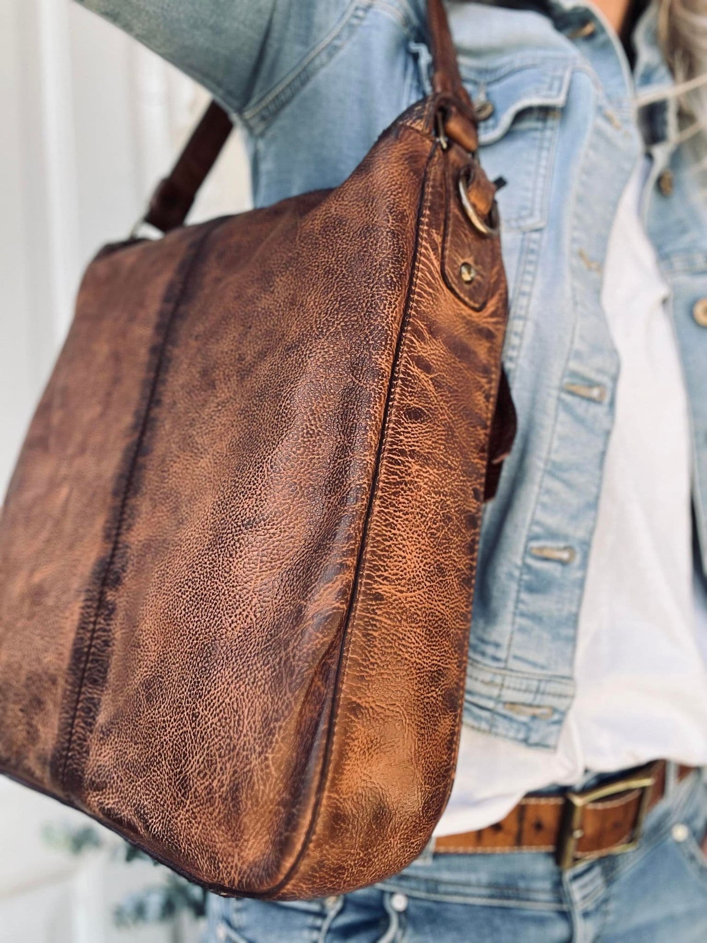 Crossbody LUNA BIG - 2 taskeremme medfølger - VIAMAJA.DK