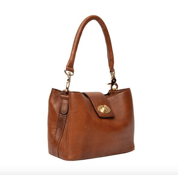 Crossbody Lux walnut Mini - VIAMAJA