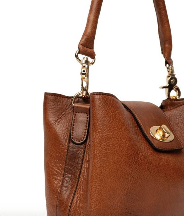 Crossbody Lux walnut Mini - VIAMAJA