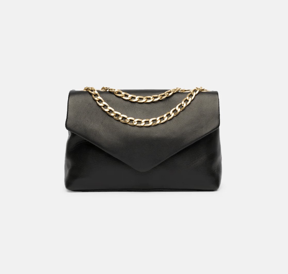 Crossbody med guld kæde - VIAMAJA.DK