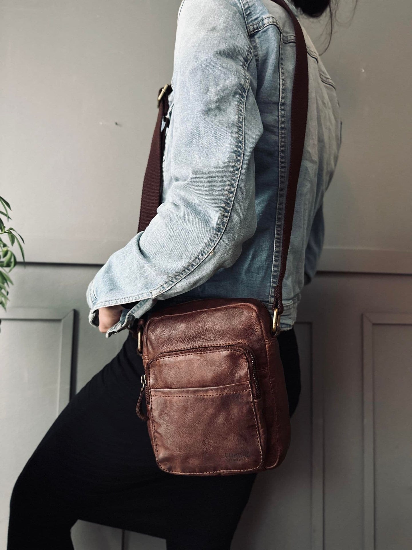 Crossbody Raw Boheme – Vintage brown - VIAMAJA.DK