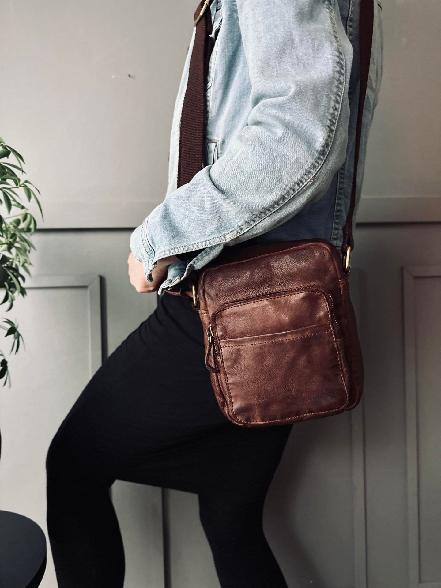 Crossbody Raw Boheme – Vintage brown - VIAMAJA.DK